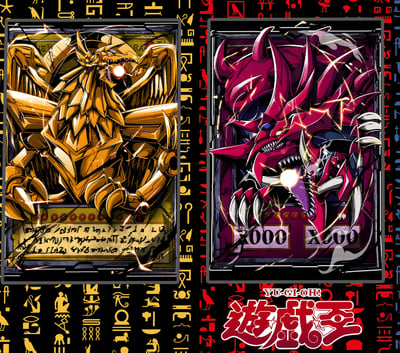 【週邊】H2工作室－遊戲王三幻神 天空龍 翼神龍 巨神兵 阿圖姆 武藤遊戲 裝飾畫2