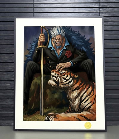 【週邊】H2工作室－海賊王 洛克斯海賊團 裝飾畫5