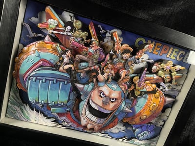 【週邊】KK工作室-ONEPIECE We Are Eternal 立體裝飾畫4