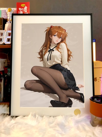 【週邊】星空工作室－新世紀福音戰士 高跟明日香 裝飾畫3