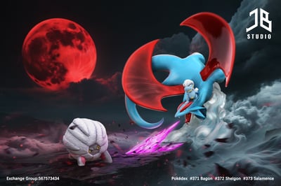 【寶可夢】精寶工作室 JB Studio-圖鑑系列 進化組 寶貝龍 甲殼龍 暴飛龍1