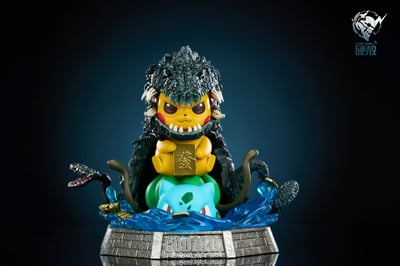 【哥吉拉】硬殼工作室-變皮cos大怪獸系列 限花獸碧奧蘭蒂9