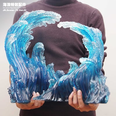 【海賊王】JacksDo-白鬍子甚平海浪特效配件（不含人物）8