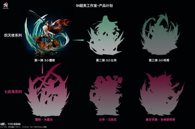 【海賊王】SUPER HERO超英工作室-最強人類熾天使系列 第一彈 熾天使小鷹眼 S-鷹 七武海10