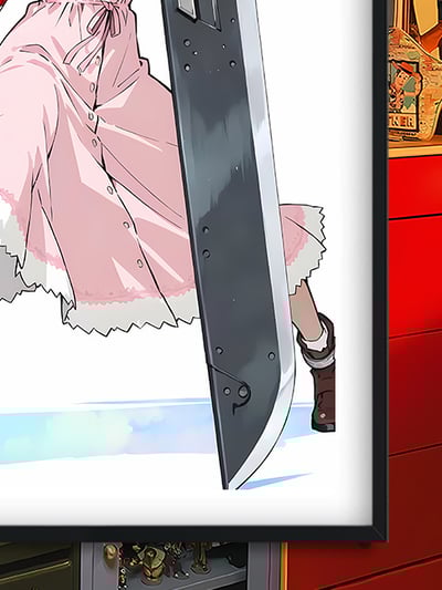 【週邊】巴洛克－最終幻想 持劍愛麗絲 裝飾畫&冰箱貼3