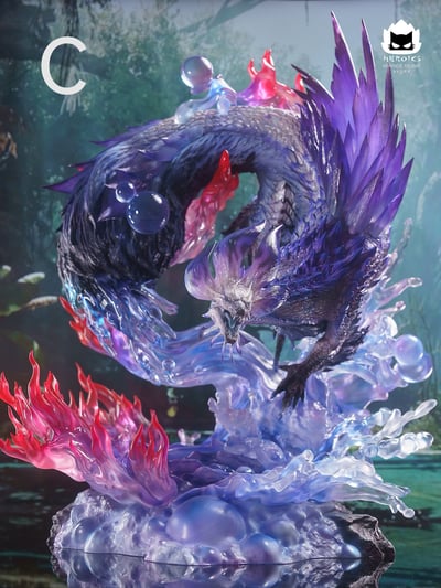 【魔物獵人】猫火工作室 Heroics Studio－泡狐龍 Mizutsune9