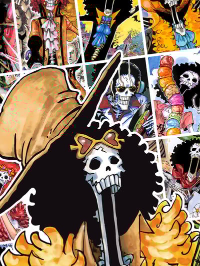 【週邊】星空工作室－海賊王 成長之路 布魯克 裝飾畫4