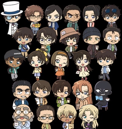 【週邊】H2工作室－名偵探柯南 Q版名偵探柯南 裝飾畫3