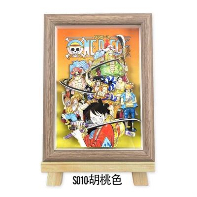 【週邊】萌萌匠-ONE PIECE海賊王草帽團魯夫扉頁大媽大鬍子立體畫7