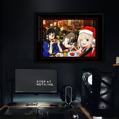 【週邊】千鳥社-莉可麗絲聖誕錦木千束井上瀧奈裝飾畫6