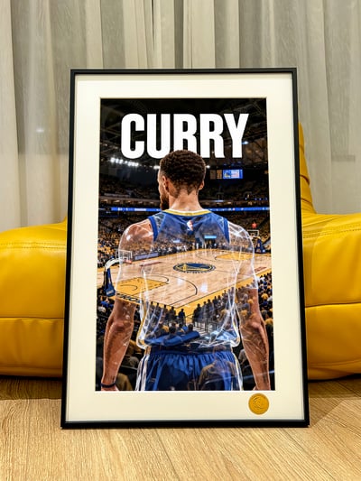 【週邊】星空工作室－NBA 史蒂芬·柯瑞 背影 裝飾畫1