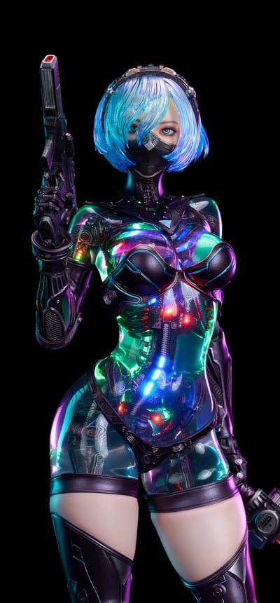 【正版授權】北極星工作室-賽博世界啟示錄 機械姬系列 凌3