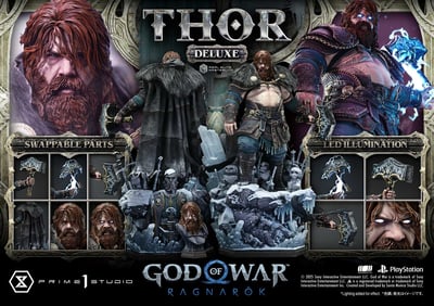 【正版授權】Prime 1 Statue-戰神 諸神黃昏 雷神索爾 托爾9