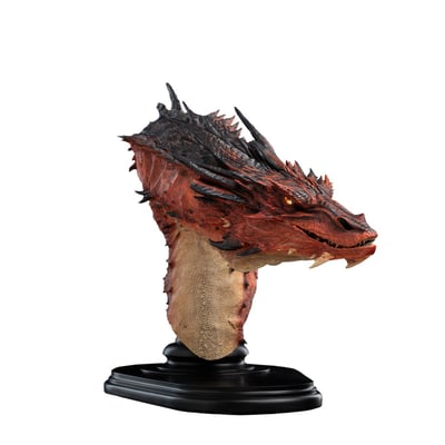 【正版授權】WETA Workshop－霍比特人 Smaug 史矛革 半身像 原色版 87-02-014524