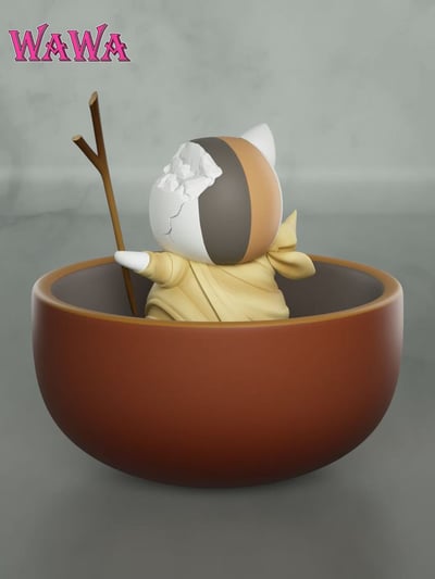 【夏目友人帳】WAWA studio-夏目友人帳系列 迷你貓咪老師 迷你娘口三三3