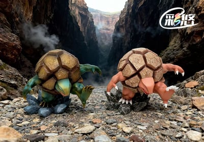 【寶可夢】彩悠工作室－白銀大會 小智vs小茂陣容 第七彈 小茂王牌 隆隆岩1