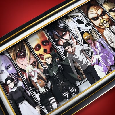 【週邊】浮沉工作室-九大巨人合集立體畫5