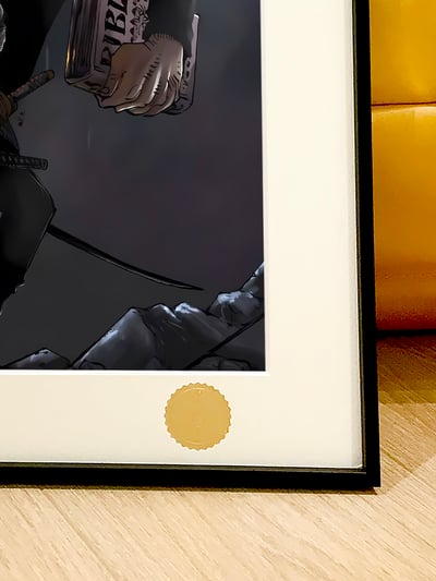 【週邊】星空工作室－海賊王 索隆vs大熊 裝飾畫5