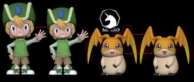 【數碼寶貝】MDS Studio-數碼寶貝系列 阿武&巴達獸3