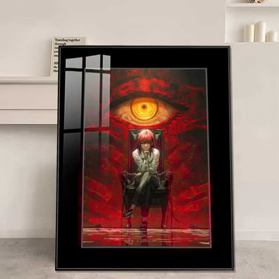 【週邊】橘子工作室－鏈鋸人 惡魔之眼 瑪奇瑪 裝飾畫1