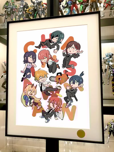 【週邊】星空工作室－鏈鋸人 Q版電鋸人 裝飾畫2