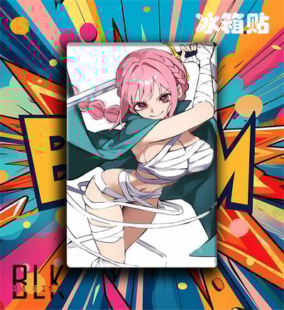 【週邊】巴洛克－海賊王 蕾貝卡 裝飾畫&冰箱貼5