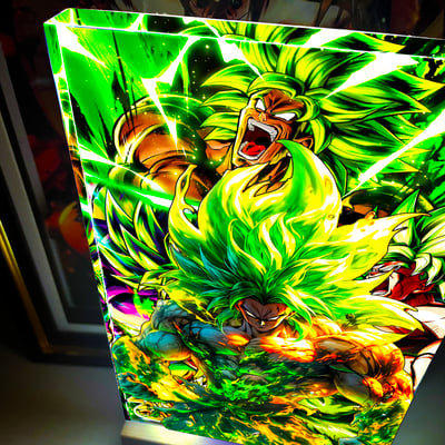 【週邊】阿喵畫社－戰力全開布羅利 發光展示磚2