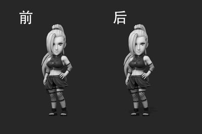 【火影忍者】Power studio-12小強 第十一彈 山中井野3