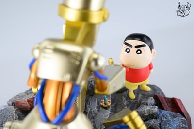 【蠟筆小新】牛子工作室-機器人爸爸和小新5