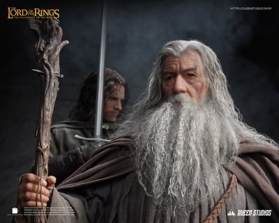 【正版授權】Queen Studios－魔戒首部曲：魔戒現身 甘道夫 1/3 全身像3