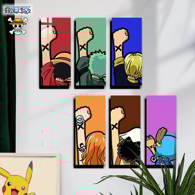 【週邊】阿喵畫社-海賊團經典背影6宮格5