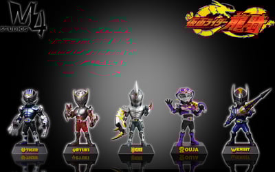 【假面騎士】M4工作室-龍騎精品系列 第五彈 假面騎士.鎧5