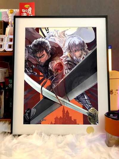 【週邊】星空工作室－烙印勇士 雙刀戰士 裝飾畫3