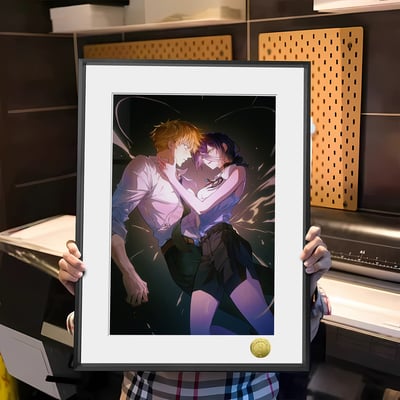 【週邊】皇呱工作室－電鋸人 蕾塞電次CP 裝飾畫1