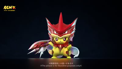 【寶可夢】ECHO_studio－Mega暴鯉龍皮卡丘5