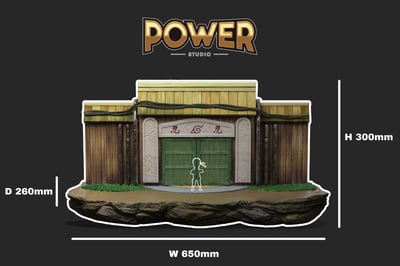 【火影忍者】Power studio-12小強共鳴 木葉場景大門2