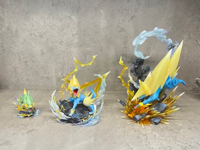 【寶可夢】呆呆工作室-落雷獸 雷電獸 超級雷電獸 進化組1