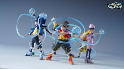 【數碼寶貝】殭屍車工作室－無限地帶 主角團 套組（海外現貨）1