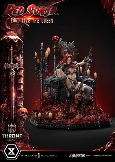 【正版授權】Prime 1 Statue-傳世王座 女王神劍 紅髮索妮亞 女王萬歲6