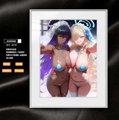 【週邊】阿喵畫社-花凜與明日奈1