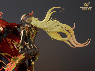 【原神】海鷗工作室 SEAGULL STUDIO－原神場景雕像系列 火神 瑪薇卡11