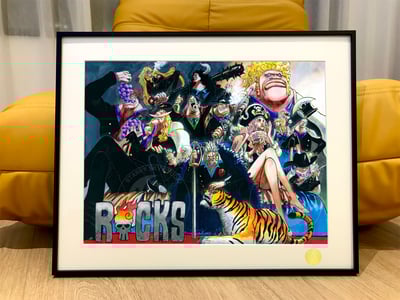 【週邊】星空工作室－洛克斯海賊團 神之谷大戰 裝飾畫1