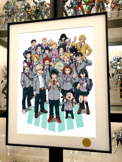 【週邊】星空工作室－我的英雄學院 英雄學院 裝飾畫3