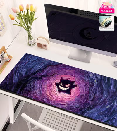 【週邊】阿喵畫社－寶可夢 梵高星空耿鬼 耀夜版4