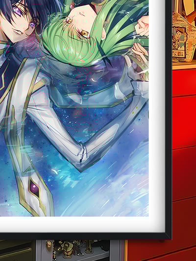 【週邊】巴洛克－反叛的魯路修 魯路修＆C.C. 裝飾畫＆冰箱貼3