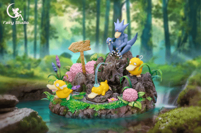 【寶可夢】Fairy 精靈屋-生態gk系列 第三彈 可達鴨家族1