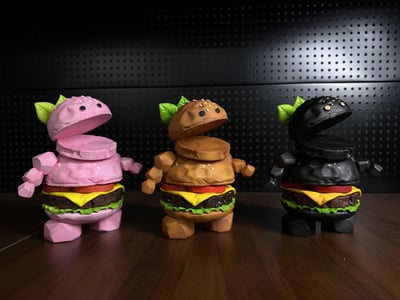 【可愛小物】模咖造物-漢堡人（海外現貨）1