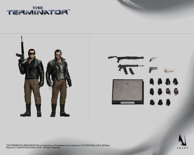 【正版授權】INART－終結者 T-800 收藏級可動人偶20