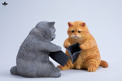 【正版授權】JXK－錢包空空貓7