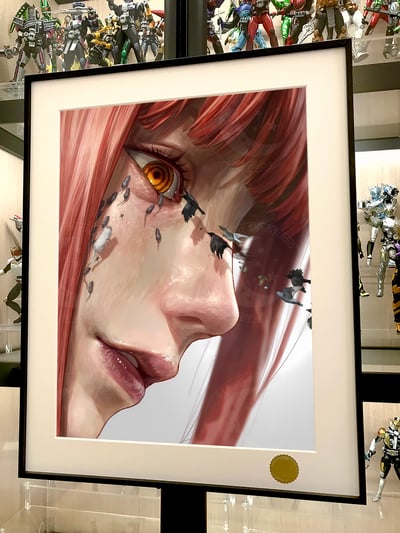 【週邊】星空工作室－鏈鋸人 支配惡魔 瑪奇瑪 裝飾畫2